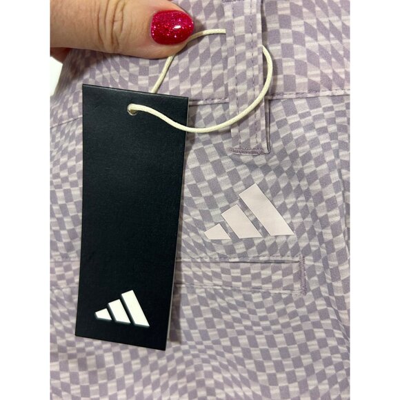 Adidas Men’s Golf Shorts 30” Lavender Geometric Ultimate 365 Print IT7861 Logo - Picture 15 of 16